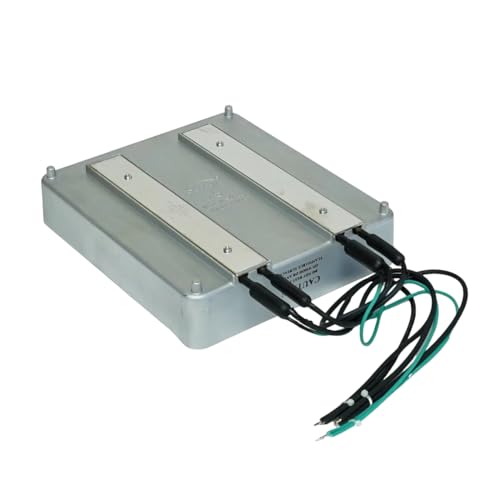Bandeja para drenaje de condensado para refrigeración - Para refrigeradores, congeladores y máquinas expendedoras comerciales con ciclos de descongelamiento - 75 oz, 120 VCA, 320 W, 10" x 9" x 2-3/4" miniatura 3