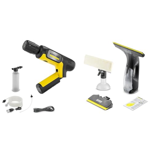 ケルヒャー(Karcher) コードレス高圧洗浄機 OC Handy Compact CB 1.328-125.0 & ウォーターバキュームクリーナー WV 2 Black Edition ハンディ掃除機(水用) 窓掃除 1.633-658.0【2点セット