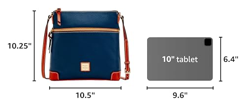 Image of Dooney & Bourke Womens Crossbody, Large Leather Handbag with Shoulder Strap