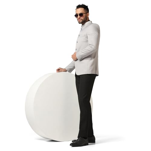 Image of TAHVO Men Blazer Lycra Fabric Slim Fit Single Breasted Blazer