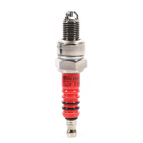 Image of Keenso Single Electrode Spark Plug for GY6, High Performance Spark Plug for Scooter ATV Quads GY6 50cc 110cc 125cc 150cc