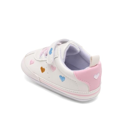 Image of Clowora Baby Boys Girls Shoes Non-Slip Rubber Sole Sneakers Infant First Walking Toddler Crib Shoes Newborn Loafers Flats.