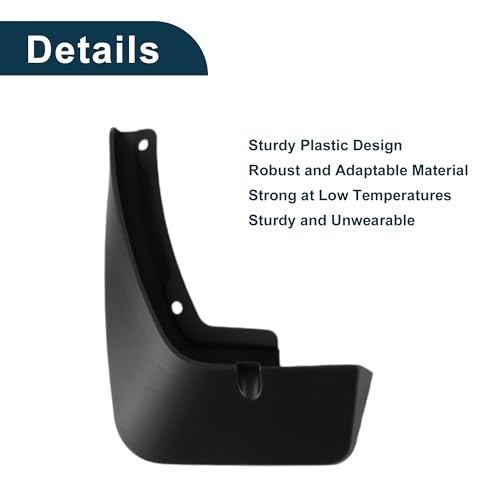 Image of Mud Flaps Splash Guards for Volkswagen TALAGON 2021-2023 W /Mount Accessories Mud Guards Front and Rear 1 Set