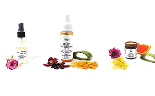 Whispers Feminine Care Set, Intimate Care, pH Balanced by R. Drew Naturals