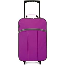Maletas Plegables Carrefour Maleta cabina plegable especial ´´low cost´´ (Morado)