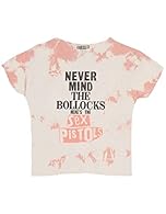 New Store StockMain Category - T-Shirts. Sub Category - Crop Top. Design - Never Mind the Bollocks Design Features - Wash Sleeve or Collar Styling - Short Sleeves Material - 60% Recycled Cotton And 40% Recycled Polyester. Dimensions -