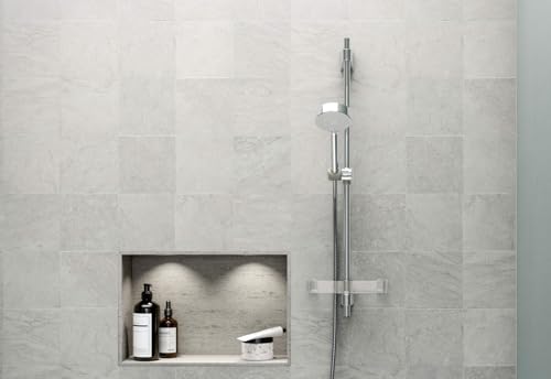 Kit barre murale Hansa Basicjet avec douchette 3 jets et flexible de douche noir - 4