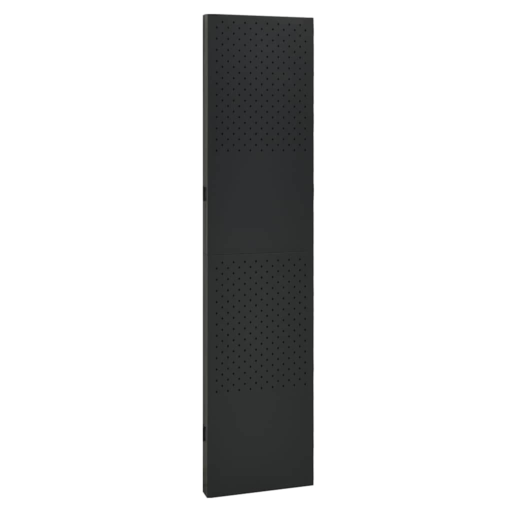 Parawan z 3 panelami 120x180 cm stal czarna