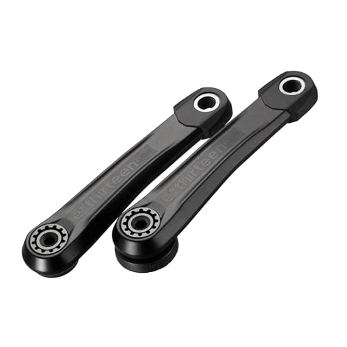 e*thirteen Helix Core e*spec Alloy eMTB Cranks, Compatible with Bosch, DJI, Specialized, TQ, Fazua, Brose, and More (155mm Length, 18.5mm Offset)
