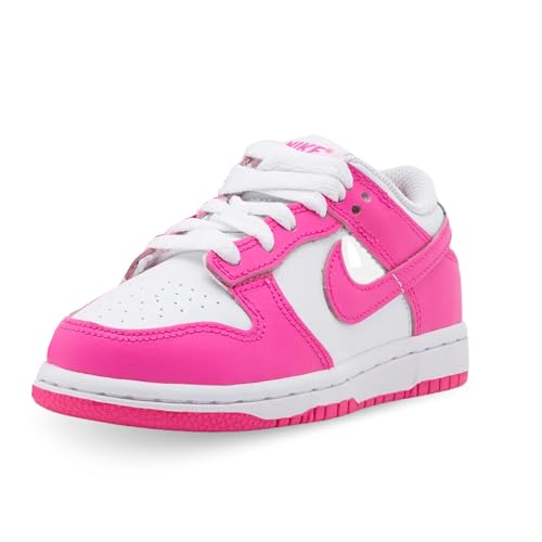Nike Dunk Low Kids (Laser Fuchsia, Size 13.5C), Pink