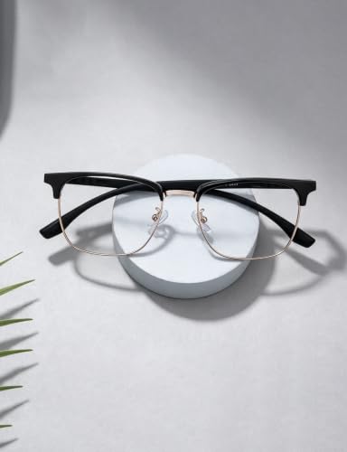 Image of GUDVUE Blue Light Blocking Glasses Men Rectangle Lightweight Gaming Glasses