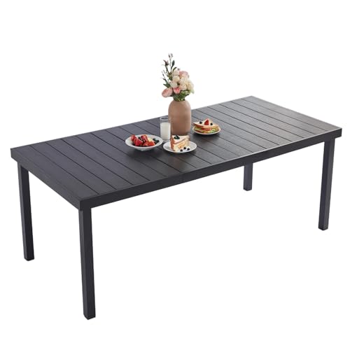 Outdoor Dining Table for 6-8 Person, 75
