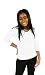 Heirloom 3/4 Sleeve V-Neck top, Soft Yet Durable, Extra-Length Layering Top (White, S)