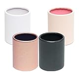 TOYANDONA 4 Cajas Redondas de Papel para Flores, Mini Cubos Cilíndricos en Color, Caja de Embalaje para Ramos, Adecuado para Regalos y Decoración de Eventos