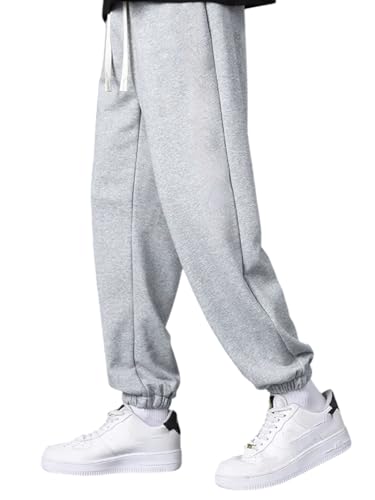 Image of dockstreet Straight Wide fit Long Length Cinched Bottom Jogger for Men /Trending Multi Pocket Style, Relaxed Casual Pants for Men