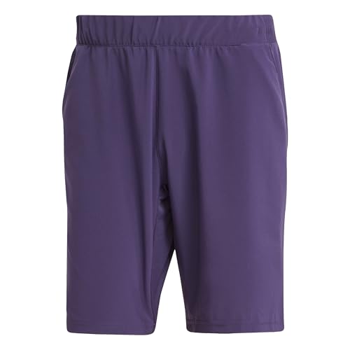 adidas Men's Club Tennis Climacool Stretch Woven Shorts, Aurora Plum, M 9 inch