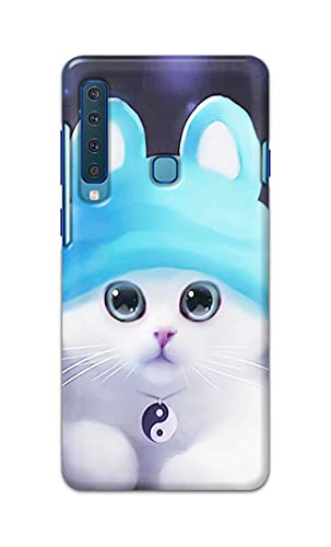 Image of Chinese Cutie Kitten Cat Big Eyes Lovely Girl Ears Hard Back Case Cover for Samsung Galaxy A9 (2018) / Samsung A9S, SM-A920F / DS, SM-A9200 Back Cover -(J5) VNS2221