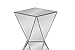 Baxton Studio Rebecca Contemporary Multi-Faceted Mirrored Side Table