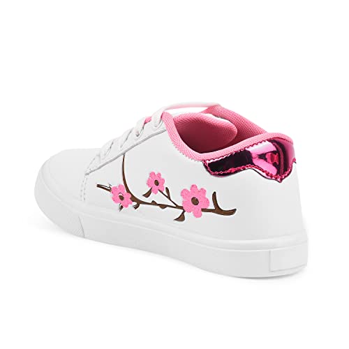Image of KATS SHOES Kids Lace Shoe Sneakers Lightweight, Durable, Comfortable Casual Shoes for Girls Made with Premium Grade Foam Insoles, & Secure Closure