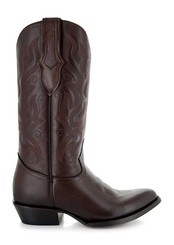 Image of Soto Boots Mens Classic Round Toe Cowboy Boots H7001