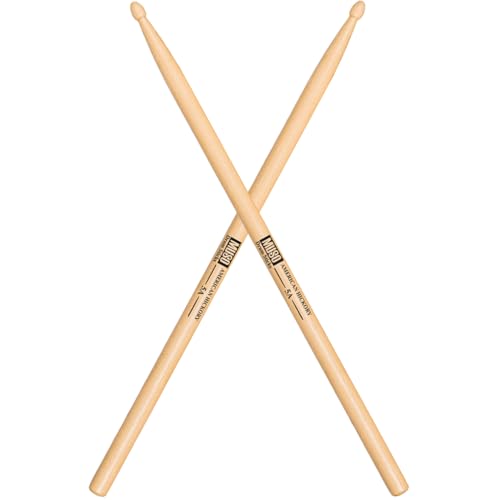 American Hickory 5A Drumsticks (1 Pack)