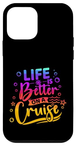 Life Is Better On A Cruise Squad �t�@�~���[�N���[�W���O �X�}�z�P�[�X iPhone 12 mini �p