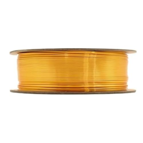 Image of eSUN 1.75mm Silk PLA 3D Printing Filament Yellow | Premium Silk PLA Filament for FDM 3D Printer with 1KG Net Weight Spool