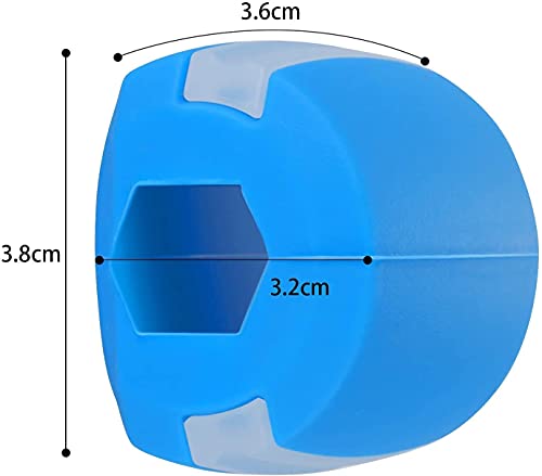Image of Marrone Food-grade Silica Gel Exercise Chew Ball Muscle Training Fitness Ball go mouth jawline Jaw Muscle Exerciser chew ball Face lift