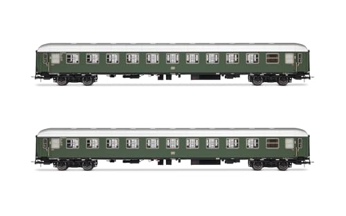 Voitures-couchettes Bc4üm-62 Rivarossi HR4377 DB train de voyageurs époque III