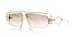 Produktbild Claudia Carlotti Acropolis CS250 Blaue klare quadratische zertifizierte Vintage-Sonnenbrille für Damen und Herren