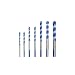Produktbild Professional Metallbohrer-Set Multifunktional Schrauber Bit Set Bohrer Metallbohrer HSS Zubehör für Elektrowerkzeuge[Energieklasse A+] (4/5/6/6/8/10/12mm)