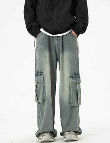 Y2k Cargo Jeans Baggy Jeans Men Hip Hop Demin Cargo Pants Grunge Jnco Jeans Loose Fit Parachute Jeans2