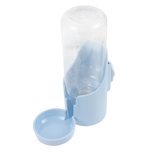 BESPORTBLE Bebedero para Loros Dispensador De Comida para Pájaros Botella De Agua Alimentador Comedero para Pájaros Colgando Comederos De Agua para Pájaros Jaula De Pájaros Blue El Plastico