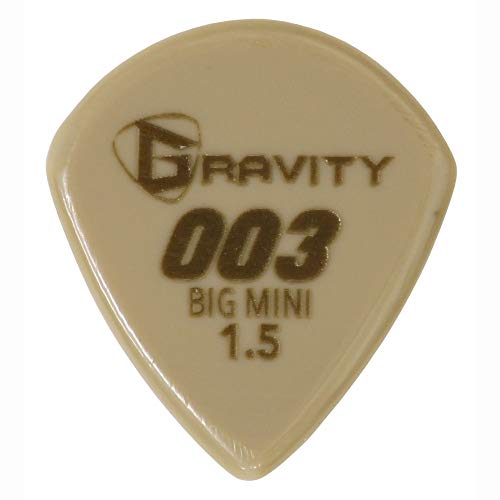 Amazon | GRAVITY GUITAR PICKS GG003B15 -BigMini- [1.5 mm/Gold
