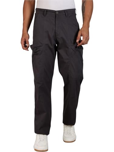 Image of Thomas Scott Relaxed Fit Cargo Trousers for Mens