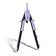 Aristo AR552744-23 BTS Schnellverstellzirkel (Kreise bis 340 mm Durchmesser, 2 Gelenke, Ersatzminen und Ersatznadel) neonlavender