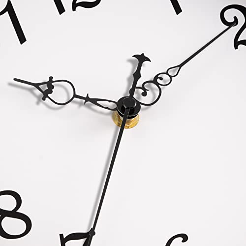 Kecyet 12 Inch Slient Wall Clocks Battery Operated Rustic Wall Clock Antique Decorative For Kitchen Office Living Room Bedroom Bathroom(Bronze) #TOP2