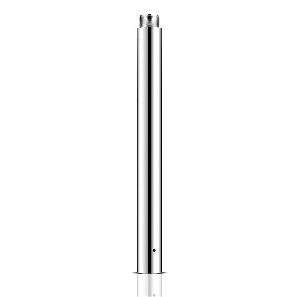 Pole Extension for Pole Dancing 45mm - 125/250/500mm Dancing Pole Extension, Easy to Install, Smooth Connection Chrome Extension for Dance Pole 500 Millimeters Silver