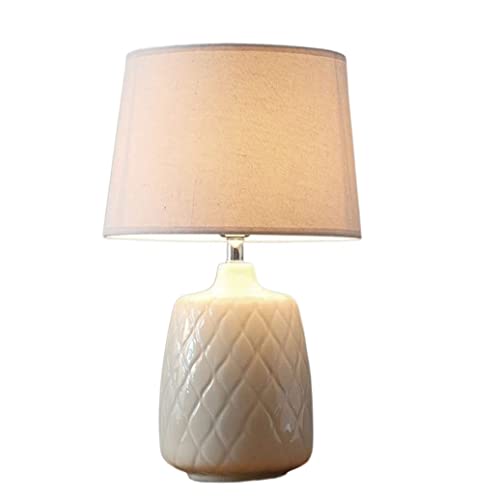 Lampe en céramique craquelée élégante pour table de chevet américaine