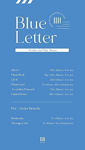 Wonho Blue Letter Album Version 3 le cadeau K-pop idéal