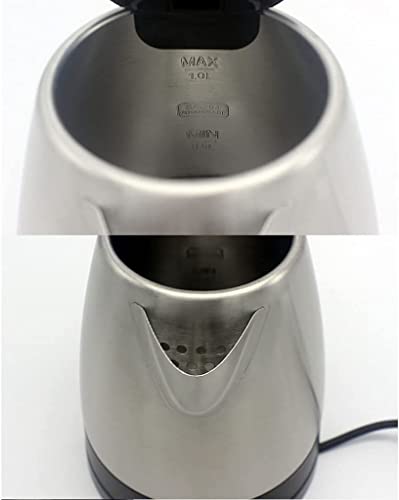 LIOONS Tetera Eléctrica Clásica Capacidad 1L Acero Inoxidable miniatura 2
