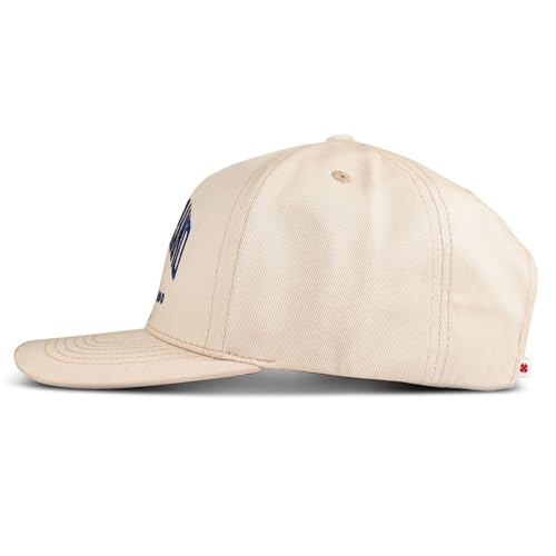Image of Lucky Brand Snapback Hat | Adjustable | Baseball Cap | Retro | American Heritage | 5 Panel Design | Cotton Canvas