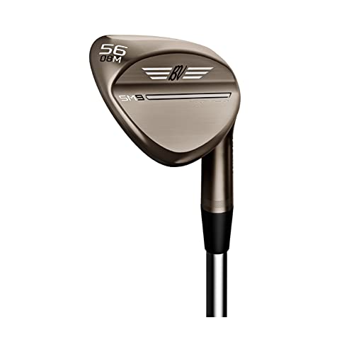 Vokey SM9 Brushed Steel Wedge, Green - Titleist Golf Club