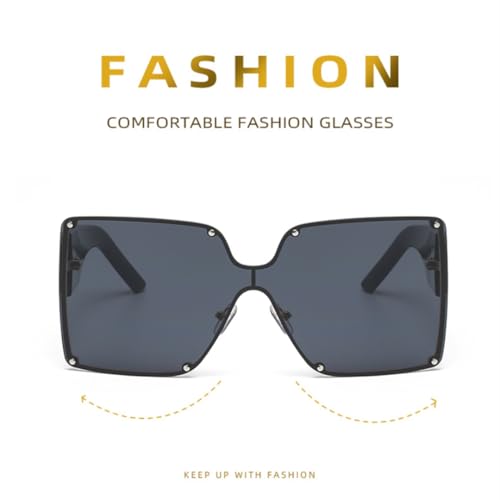 Lunettes carrées ajourées : stop à l'éblouissement avec style punk - 2