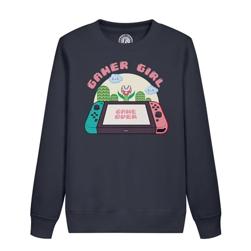 Sweatshirt gamer girl pour enfant passionnée de jeux vidéo de style rétro gaming console