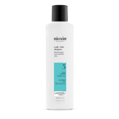 Nioxin System 3 Scalp Plus Hair Hair Thickening Shampoo for Damaged Hair with Light Thinning, 300 ml