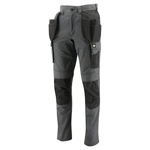 Image of Caterpillar CAT Workwear Mens Essentials Stretch Knee Pocket Trousers