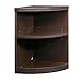 Mayline ABQ2LCR Aberdeen Quarter Round Corner Bookcase, 2 Shelf, Cherry Tf