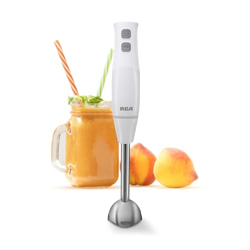 Catálogo para Comprar On-line Licuadora Man Precio Top 5. 39 RCA Batidora de Inmersión RC-1204 con Cuchillas de Acero Inoxidable, Velocidad Variable, Función Turbo, Diseño Ergonómico, Accesorios para Picar y Batir, Ideal para Cocinas...