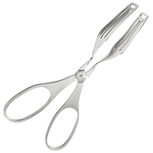 Pinza da pasticceria a Forbice in acciaio inox 18/10 cm 21 servire dolci pasticcini bigne maccarron rustici per bar ristoranti hotel